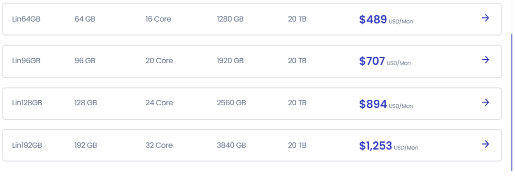 Cloudways Hosting: Linode Pricing